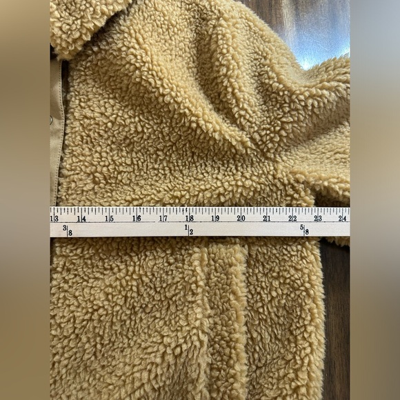 NWT Madewell Portland Sherpa Jacket Camel Color Size XL - Picture 7 of 8